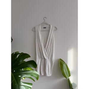 true y2k white lascana venus 2000's club dress | sz 4